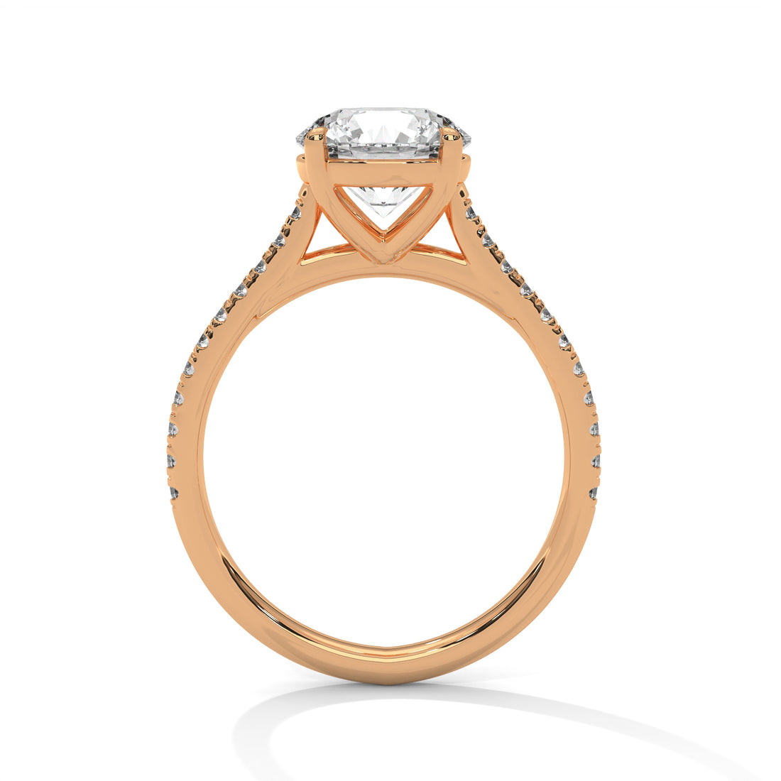 2.22 CT Round Cut Solitaire Diamond Ring