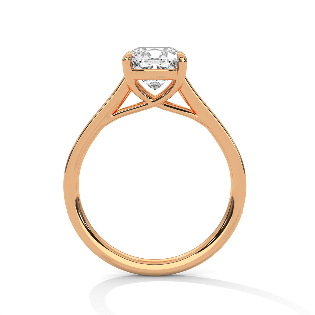2.13 CT Cushion Cut Solitaire Diamond Ring