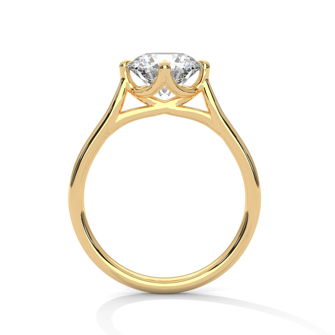 2 CT Round Cut Solitaire Diamond Ring