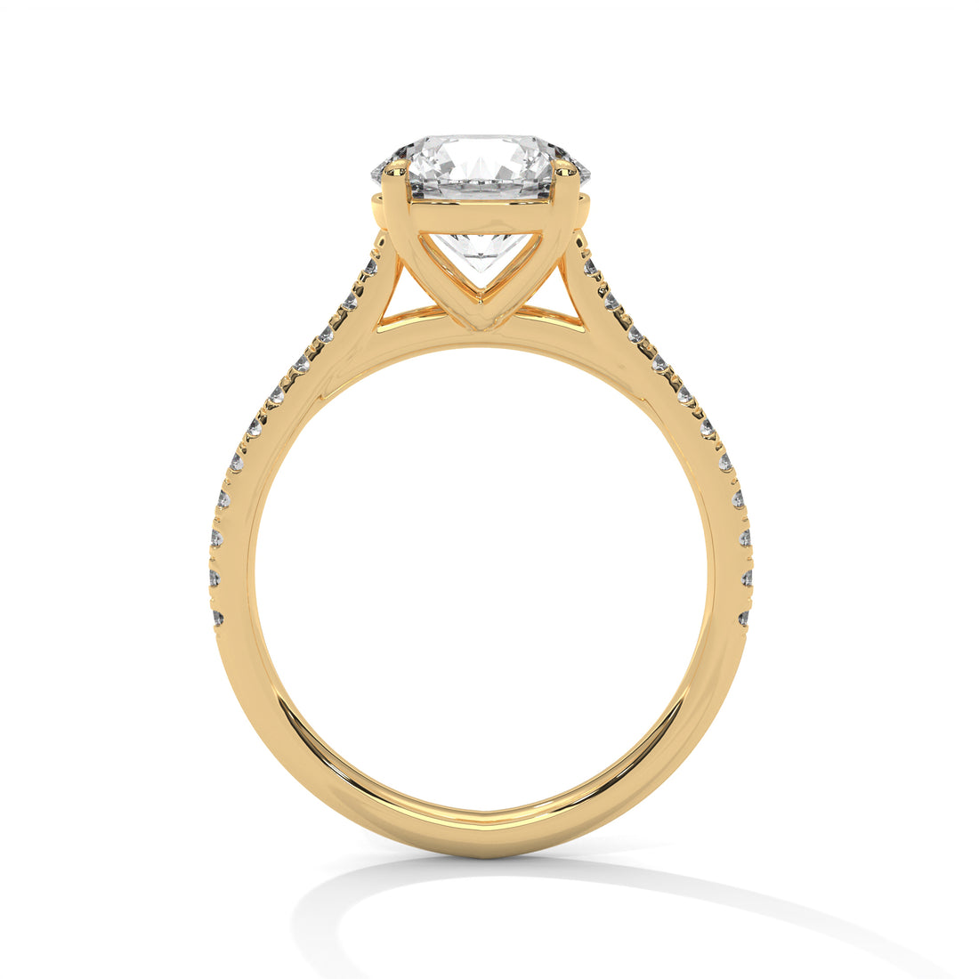 2.22 CT Round Cut Solitaire Diamond Ring