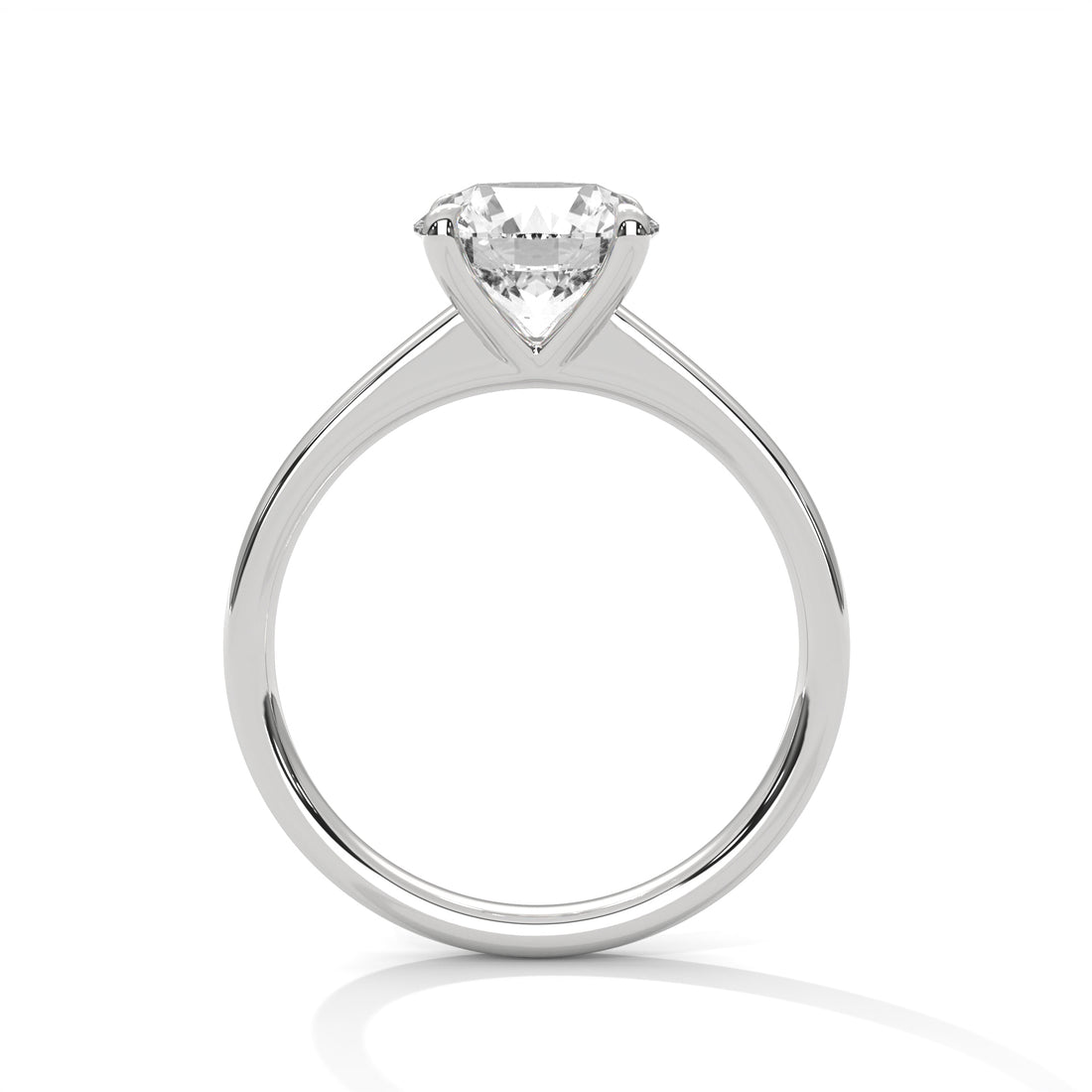 2.00 CT Round Cut Four Prongs Solitaire Diamond Ring