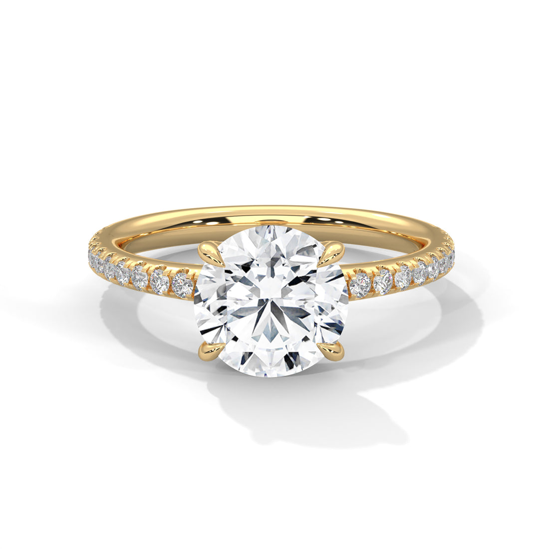 2.26 CT Round Cut Solitaire Diamond Ring