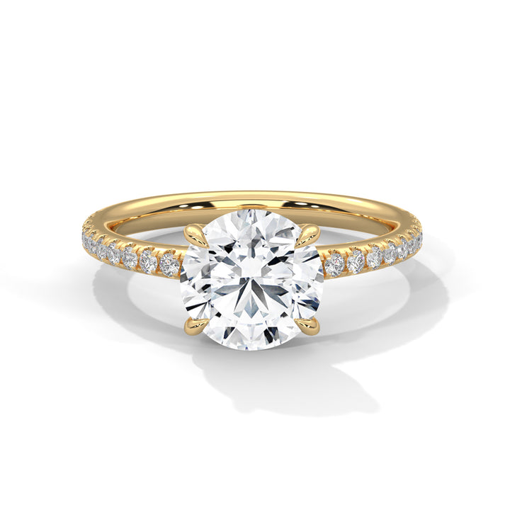 2.26 CT Round Cut Solitaire Diamond Ring