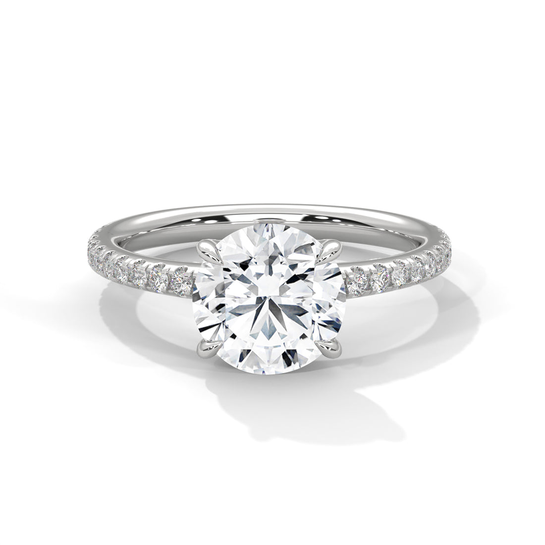2.26 CT Round Cut Solitaire Diamond Ring