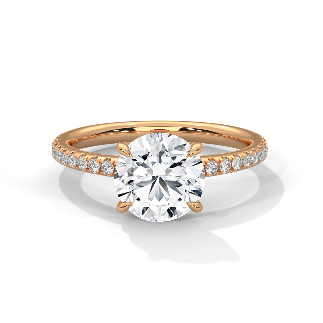 2.26 CT Round Cut Solitaire Diamond Ring