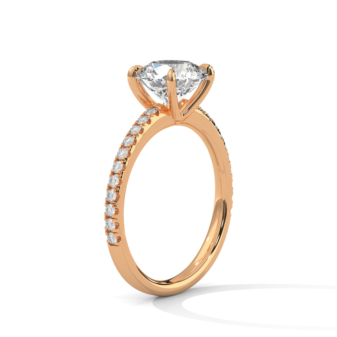 2.26 CT Round Cut Solitaire Diamond Ring
