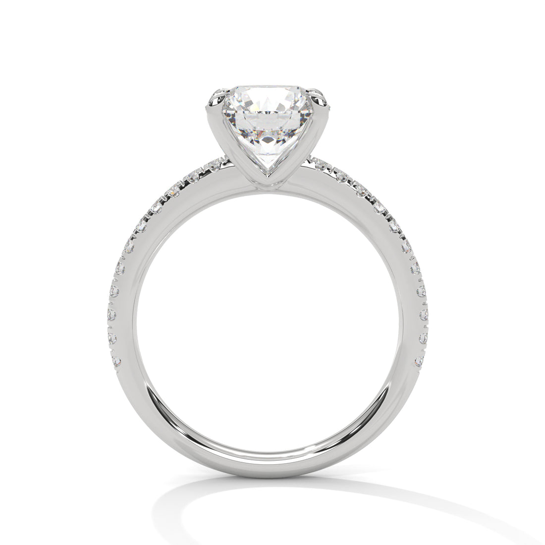 2.26 CT Round Cut Solitaire Diamond Ring