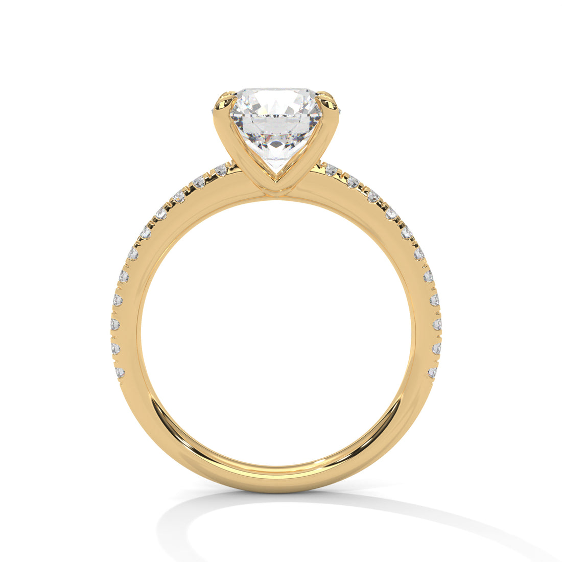 2.26 CT Round Cut Solitaire Diamond Ring