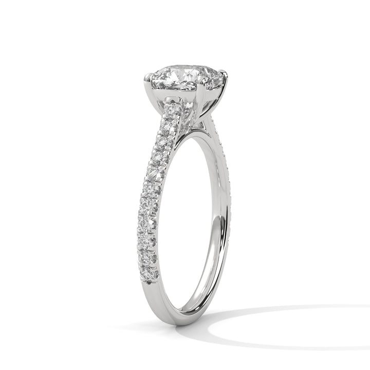1.40 CT Cushion Cut Solitaire Diamond Ring
