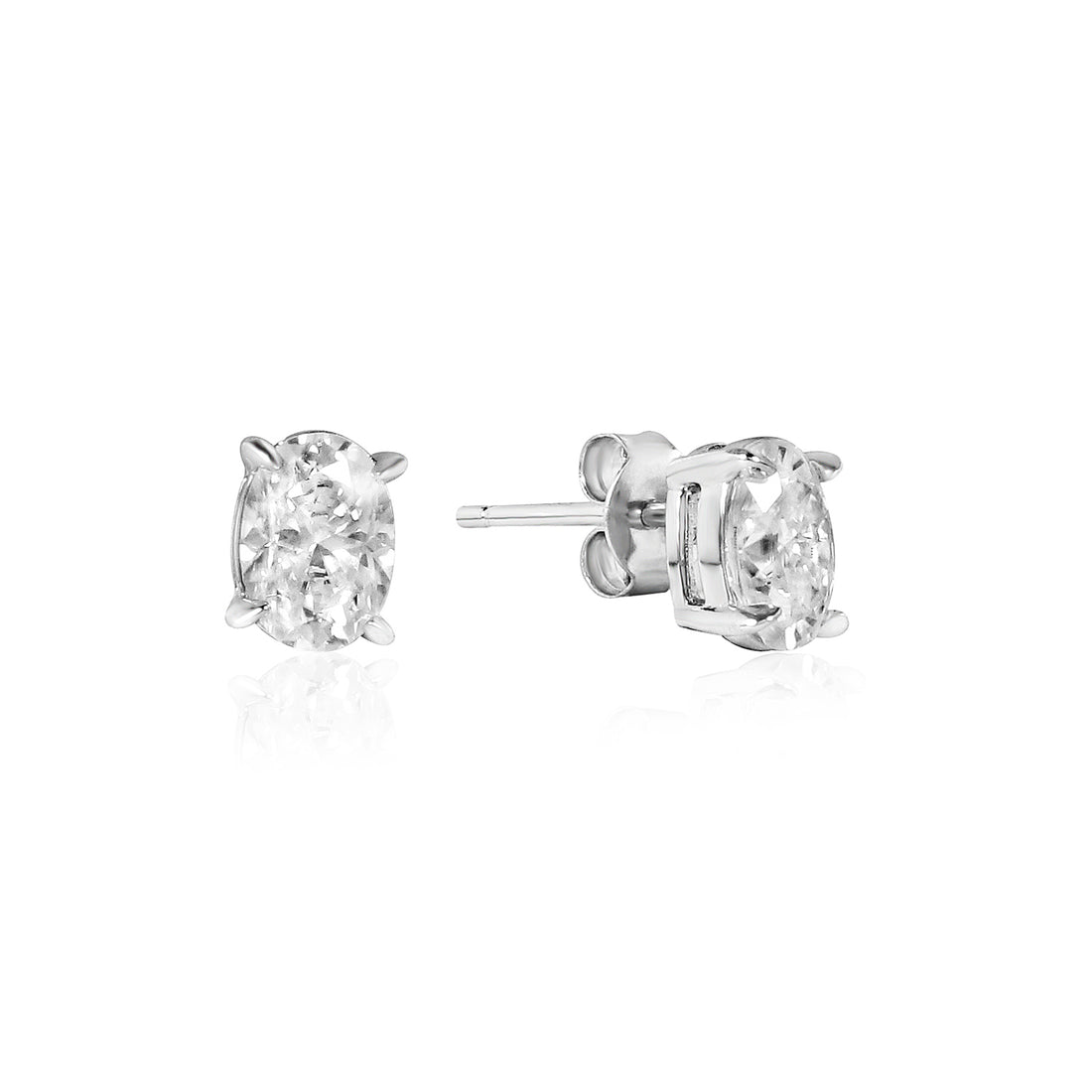 Sparkling 1CT Oval Cut Moissanite Diamond Earring for Women Gift