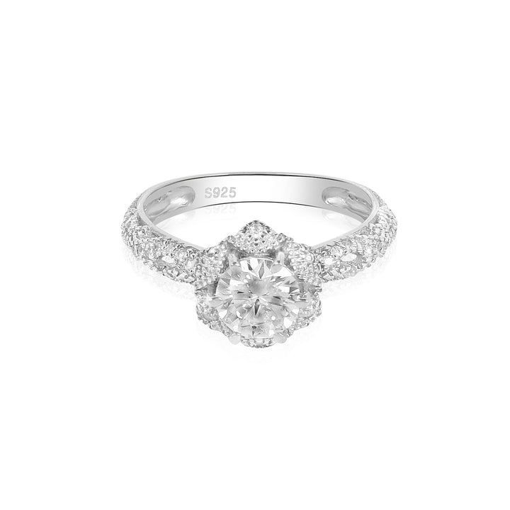 1CT Carat Moissanite Diamond Women Wedding Ring