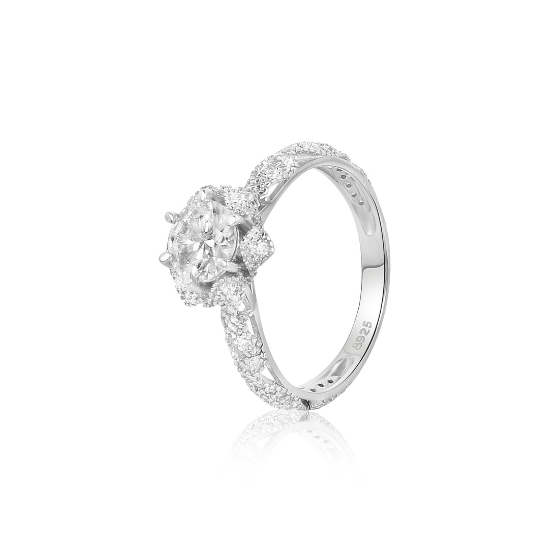 1CT Carat Moissanite Diamond Women Wedding Ring