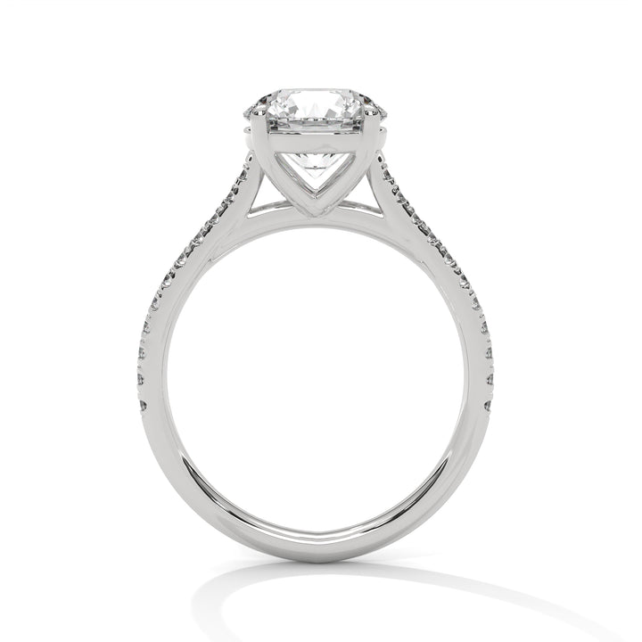 2.22 CT Round Cut Solitaire Diamond Ring
