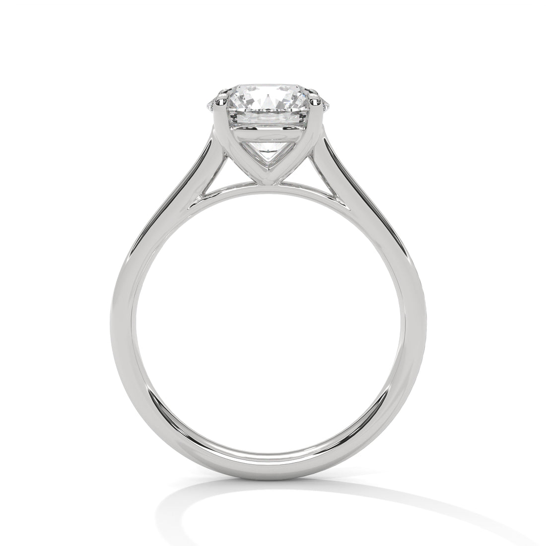 2 CT Round Cut Four Prong Solitaire Diamond Ring